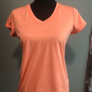 Xersion Short Sleeve Shirt Small Bright Orange